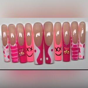 Mix match press on nails